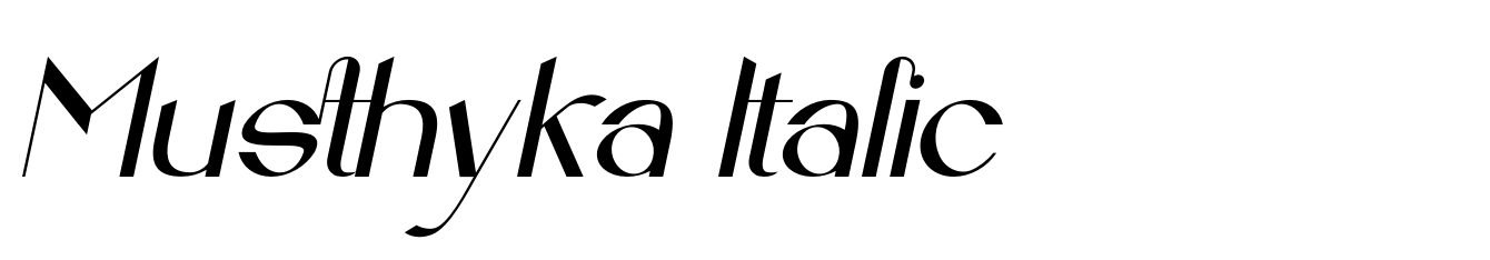 Musthyka Italic